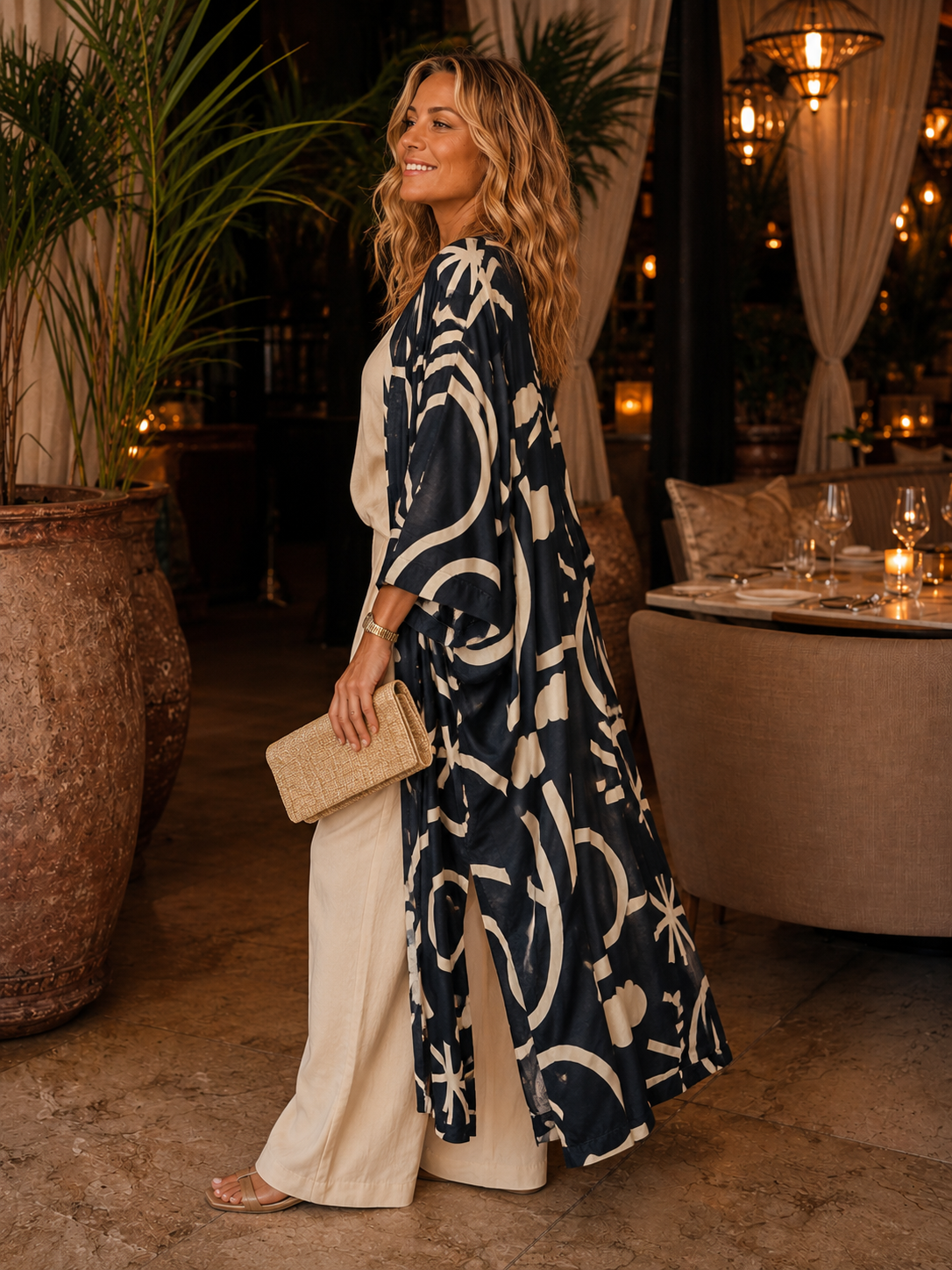 Cotton kimono