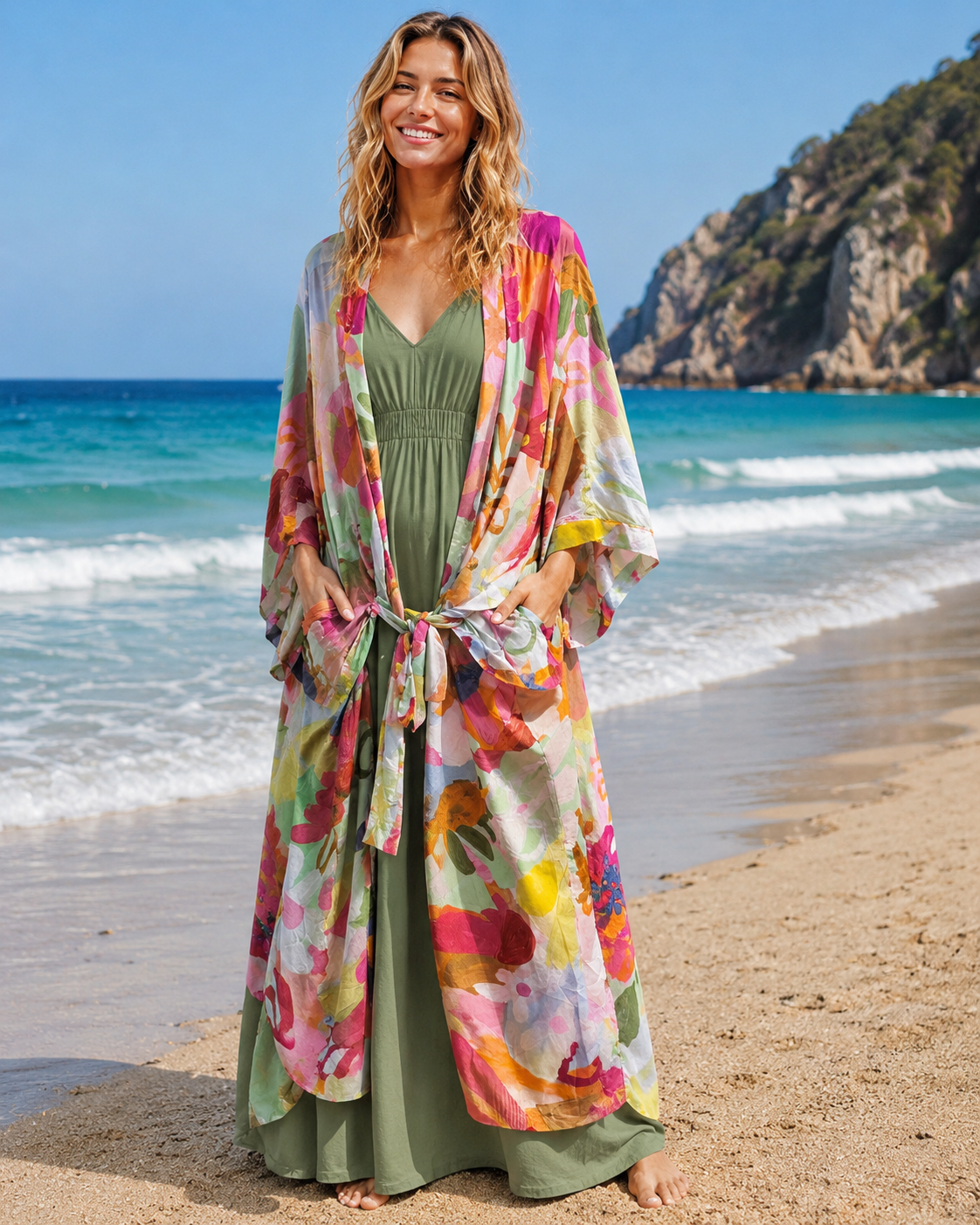Silk kimono