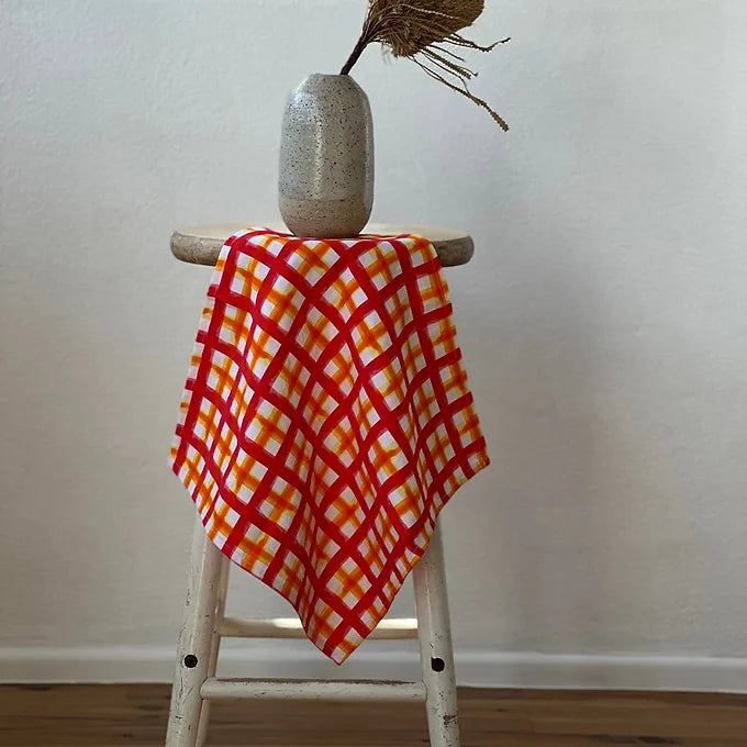 Napkin - Fizah Malik - Pink Gingham