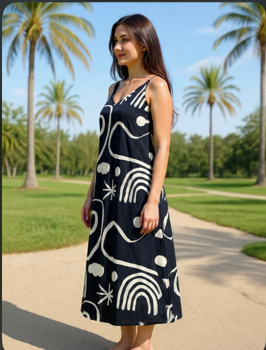 Slip dress maxi