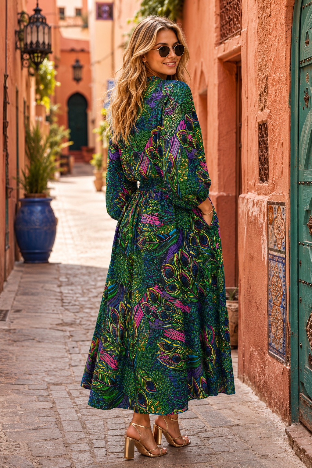 Pure silk skirt