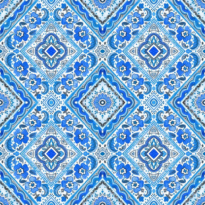 Table Cloth - Fizah Malik - Blue Rani