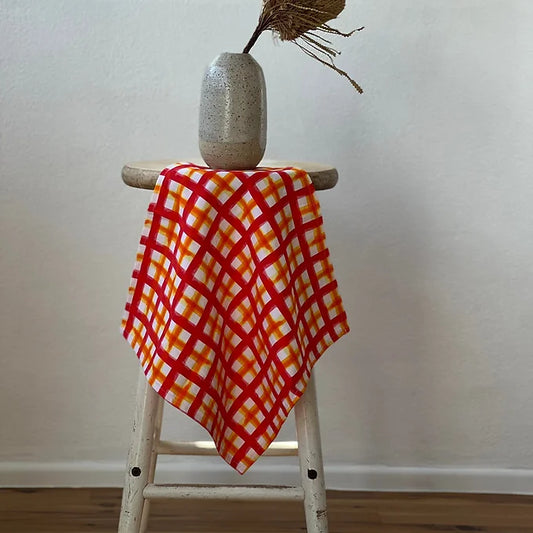 Napkin - Fizah Malik - Pink Gingham