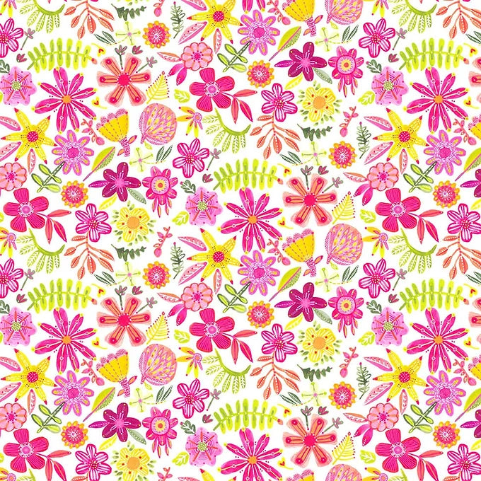 Olivia Dress - Lordy Dordie -Spring Flowers