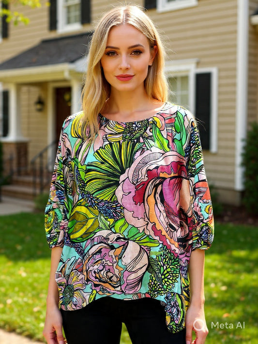One size Silk Top